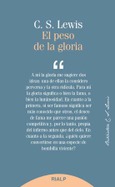 El peso de la gloria El peso de la gloria