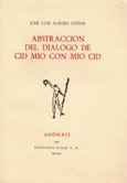 Abstraccion del dialogo de Mio Cid con Cid Mio Abstraccion del dialogo de Mio Cid con Cid Mio