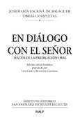 En diálogo con el Señor. Ed. crítico-histórica (rústica) En diálogo con el Señor. Ed. crítico-histórica (rústica)
