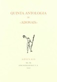 Quinta antología de Adonáis Quinta antología de Adonáis