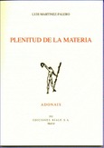 Plenitud de la materia Plenitud de la materia
