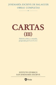 Cartas III (Edición crítico-histórica)